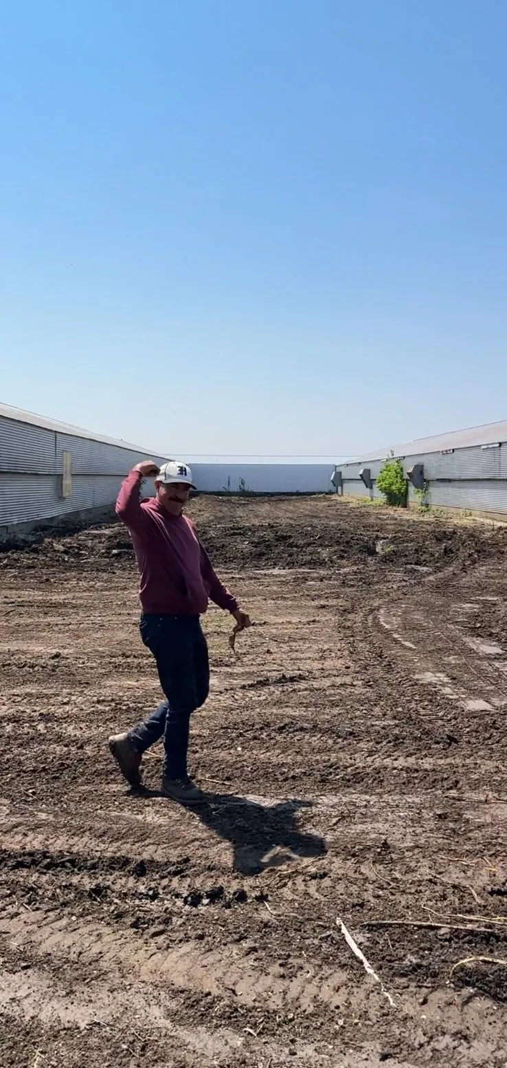 Cleared and graded lot after land clearing